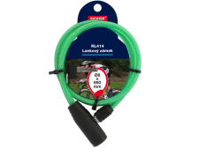 Zámek na kolo 65cm/8mm+2klíče zelený Richter