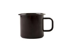 Hrnek 400ml/8cm černý, smalt