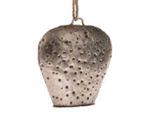 Zvonek tepaný 15,5cm závěsný, kov