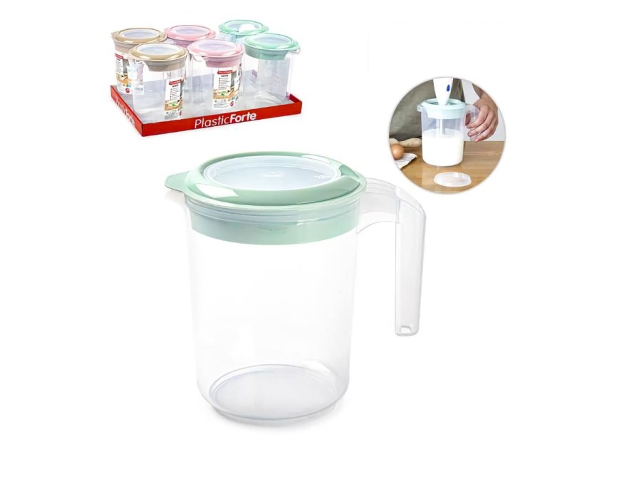 Džbán šlehací+víčko 1,5l mix barev, UH Džbán šlehací+víčko 1,5l mix barev, UH - Kuchyně kuchyňské náčiní a pomůcky