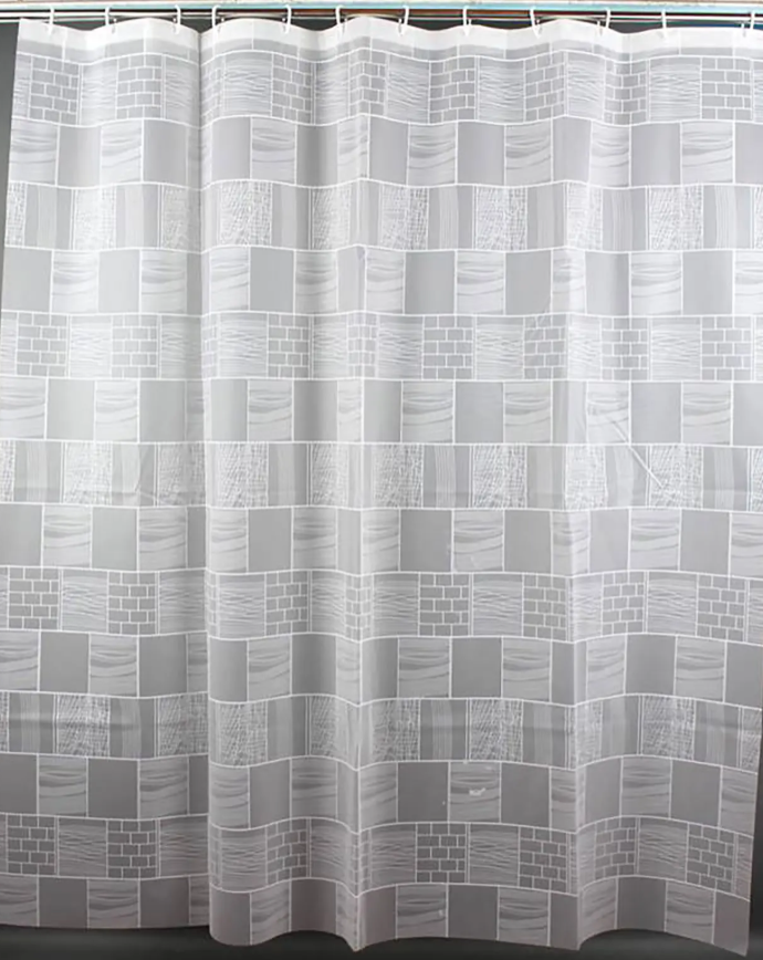 Závěs koupel.+háčky 180x200cm dekor/bílý, PEVA Závěs koupel.+háčky 180x200cm dekor/bílý, PEVA - Domácnost a úklid koupelna a WC