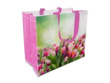 Taška nákupní Tulipány 43x37x21,5cm