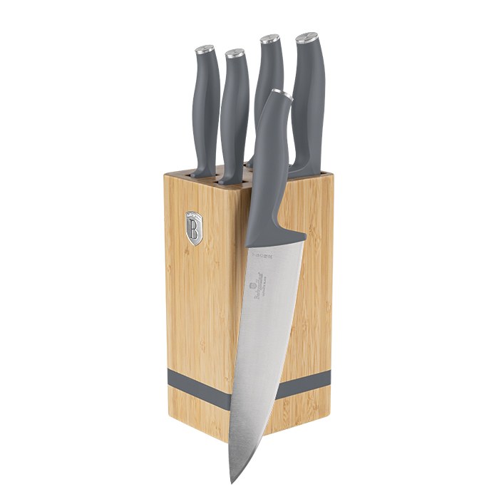 Sada nožů 6ks ve stojanu Aspen Collection Bamboo Sada nožů 6ks ve stojanu Aspen Collection Bamboo - Kuchyně kuchyňské náčiní a pomůcky