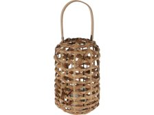 Lucerna na svíčku 45cm kulatá přírodní