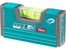 Vodováha 10cm/1libela magnetická TOTAL