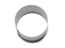 Forma Kolečko 8x4cm na přílohu, nerez