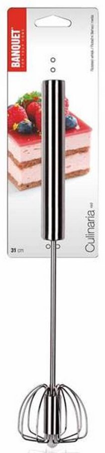 Metla šlehací 31cm rotační Culinaria, nerez Metla šlehací 31cm rotační Culinaria, nerez - Kuchyně kuchyňské náčiní a pomůcky