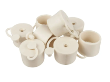 Zátka kvasná 43x40mm+uzávěr bílá, PVC