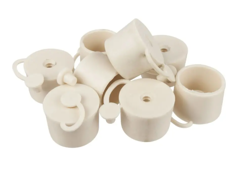 Zátka kvasná 43x40mm+uzávěr bílá, PVC - Kuchyně skladování a zavařování potravin a nápojů