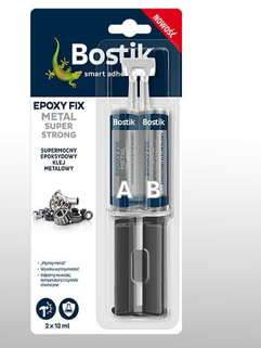 BOSTIK EPOXY FIX METAL SUPER STRONG 2x12ml BOSTIK EPOXY FIX METAL SUPER STRONG 2x12ml - Tmelení, lepení, maziva lepidla