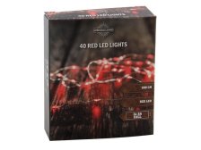 Osvětlení/drátek 40LED/2m červené