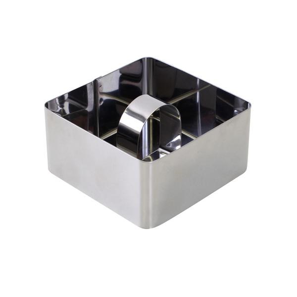 Forma čtverec 8x8/4cm na přílohu, nerez Forma čtverec 8x8/4cm na přílohu, nerez - Kuchyně pečení, koření