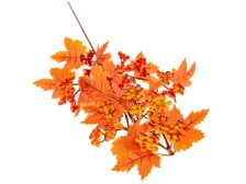 Větvička 50cm podzimní listí
