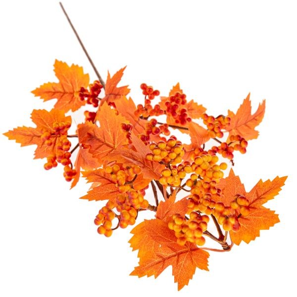 Větvička 50cm podzimní listí Větvička 50cm podzimní listí - Domácnost a úklid Podzim + Halloween