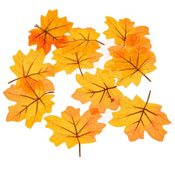 Sada podzimních listů 12ks/6x5cm Sada podzimních listů 12ks/6x5cm - Domácnost a úklid Podzim + Halloween