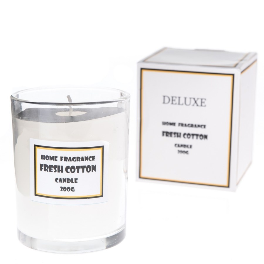 Svíčka 200g Čerstvá bavlna - Domácnost a úklid bytové dekorace, textilní doplňky