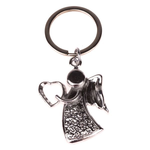 Klíčenka/přívěsek Anděl 9,5cm kov Klíčenka/přívěsek Anděl 9,5cm kov - Domácnost a úklid bytové dekorace, textilní doplňky
