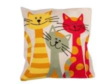 Návlek na polštář 45x45cm Kočičky barevné, bavlna