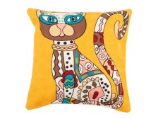 Návlek na polštář 45x45cm Kočka barevná, bavlna