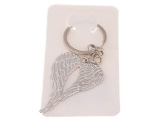 Klíčenka/přívěsek Adělská křídla 10,5cm kov