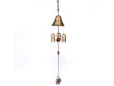 Zvonkohra 41cm zlatá tepaná, kov