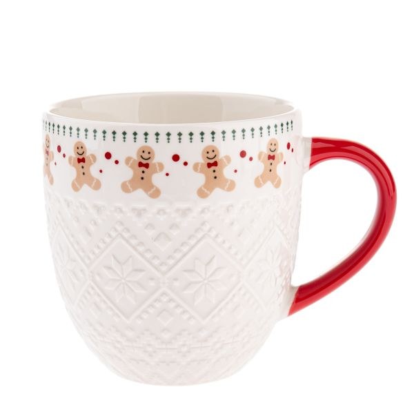 Hrnek 630ml Perníček, porcelán - Domácnost a úklid Zima + Vánoce