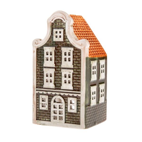 Svícen Domek 6,5x12 hnědý, keramika Svícen Domek 6,5x12 hnědý, keramika