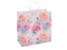 Taška dárková 27x27cm Růže