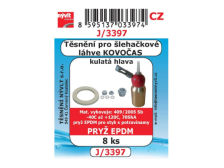 Sada těsnění šlehač.láhve RETRO/Kovočas J/3397 kulatá hlava