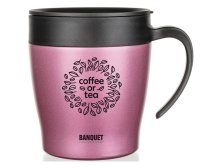 Termohrnek 330ml Tazza růžový. nerez/PH