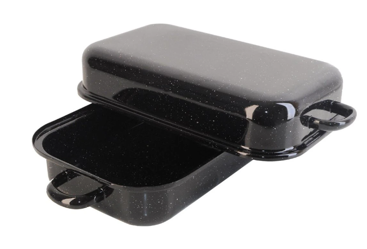 Dvojpekáč 30x20cm/2,8l hladký, smalt - Kuchyně nádobí, příslušenství