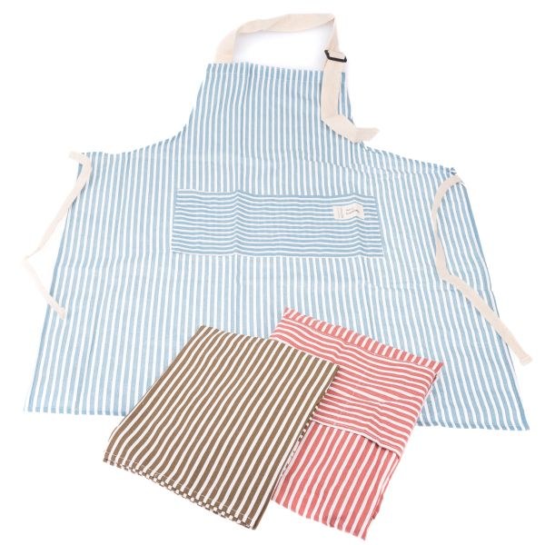 Zástěra Proužek 72x65cm mix barev - Kuchyně kuchyňský textil