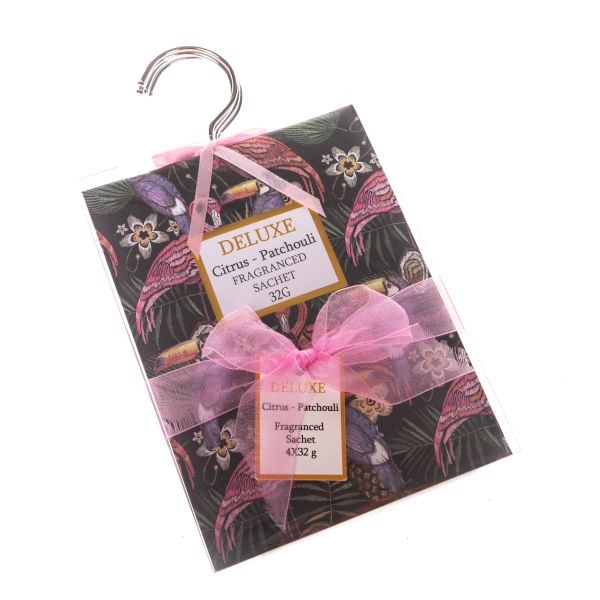 Sáček vonný 4x32g Pačuli/citrus, závěsný - Domácnost a úklid bytové dekorace, textilní doplňky