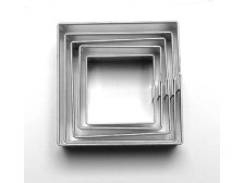 Sada vykrajovací Čtverec 5ks/nerez