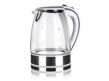 Konvice 1,7l rychlovarná LED BLAZE, sklo/nerez