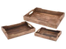 Podnos s uchy 39x25,5x5cm, mangovník