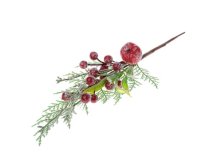 Větvička zimní 30cm s jablíčkem+bobule