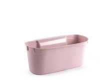 Košík pod linku 31x17,5x13cm bílý/střibrný PH