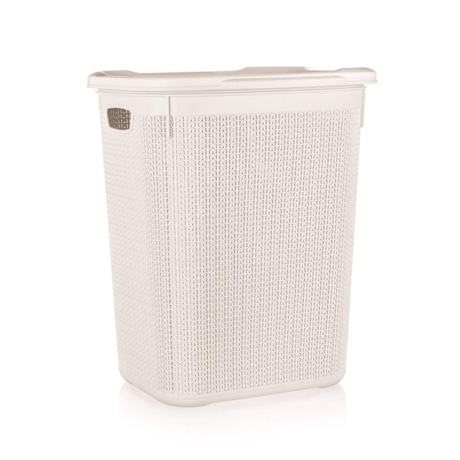 Koš na špin.prádlo 50l/55x43x34cm Ratan krém, PH