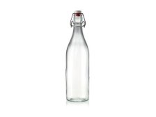 Láhev+pák.uzávěr 500ml hladká, sklo
