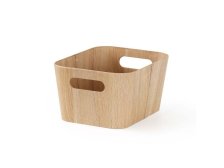 Košík úložný 23x30,5x15,2cm dřevo, lepenka