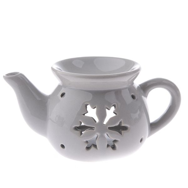 Aromalampa Konvička-vločka šedá, keramika