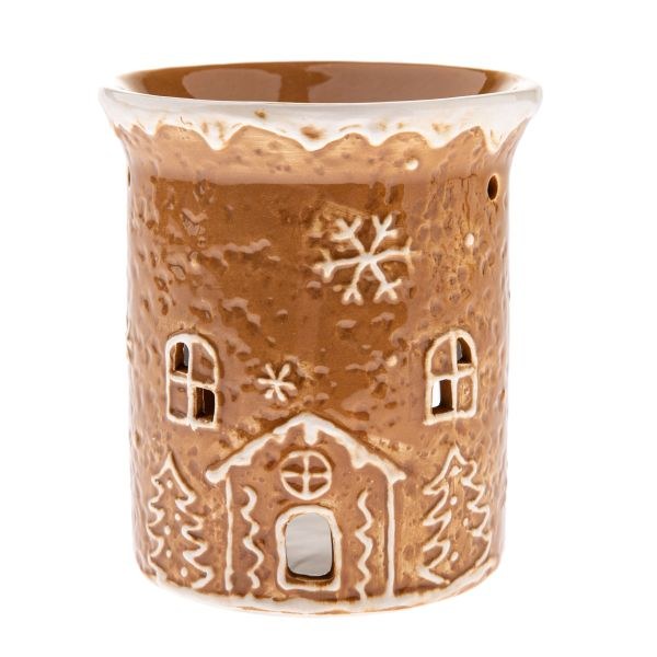 Aromalampa 12,6cm perníková, keramika - Domácnost a úklid Zima + Vánoce