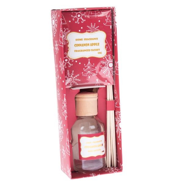 Difuzér 100ml+sáček 10g Skořice/jablko - Domácnost a úklid Zima + Vánoce