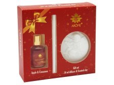 Difuzér 30ml+vonný jíl Jablko+skořice