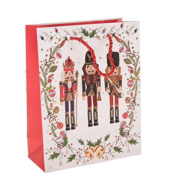 Taška vánoční Louskáček 18x23cm Taška vánoční Louskáček 18x23cm - Domácnost a úklid Zima + Vánoce