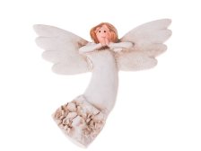 Anděl modlící se 14cm magnet, polyresin