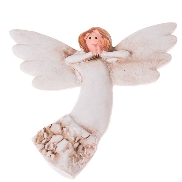 Anděl modlící se 14cm magnet, polyresin Anděl modlící se 14cm magnet, polyresin - Domácnost a úklid bytové dekorace, textilní doplňky