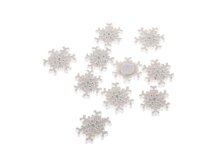 Sada vloček 3,4cm/8ks lepící, polyresin