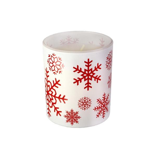 Svíčka 206g Sněhové vločky - Domácnost a úklid Zima + Vánoce
